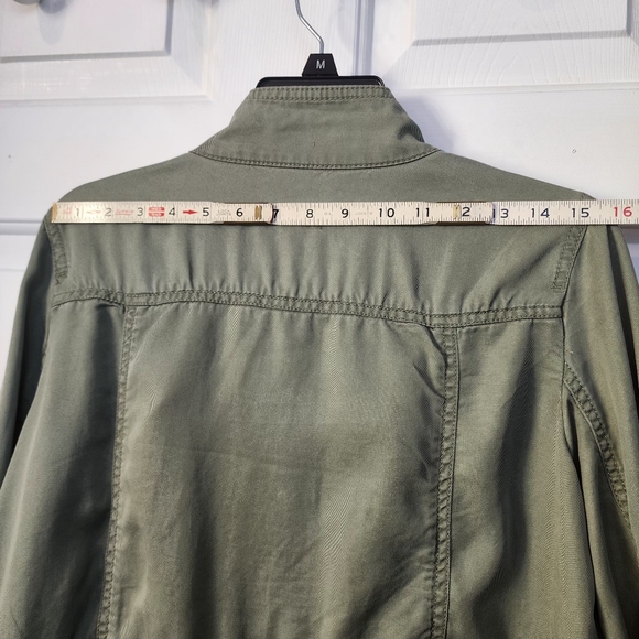 LOFT Drawstring Utility Jacket Size Small Petite - Picture 12 of 16